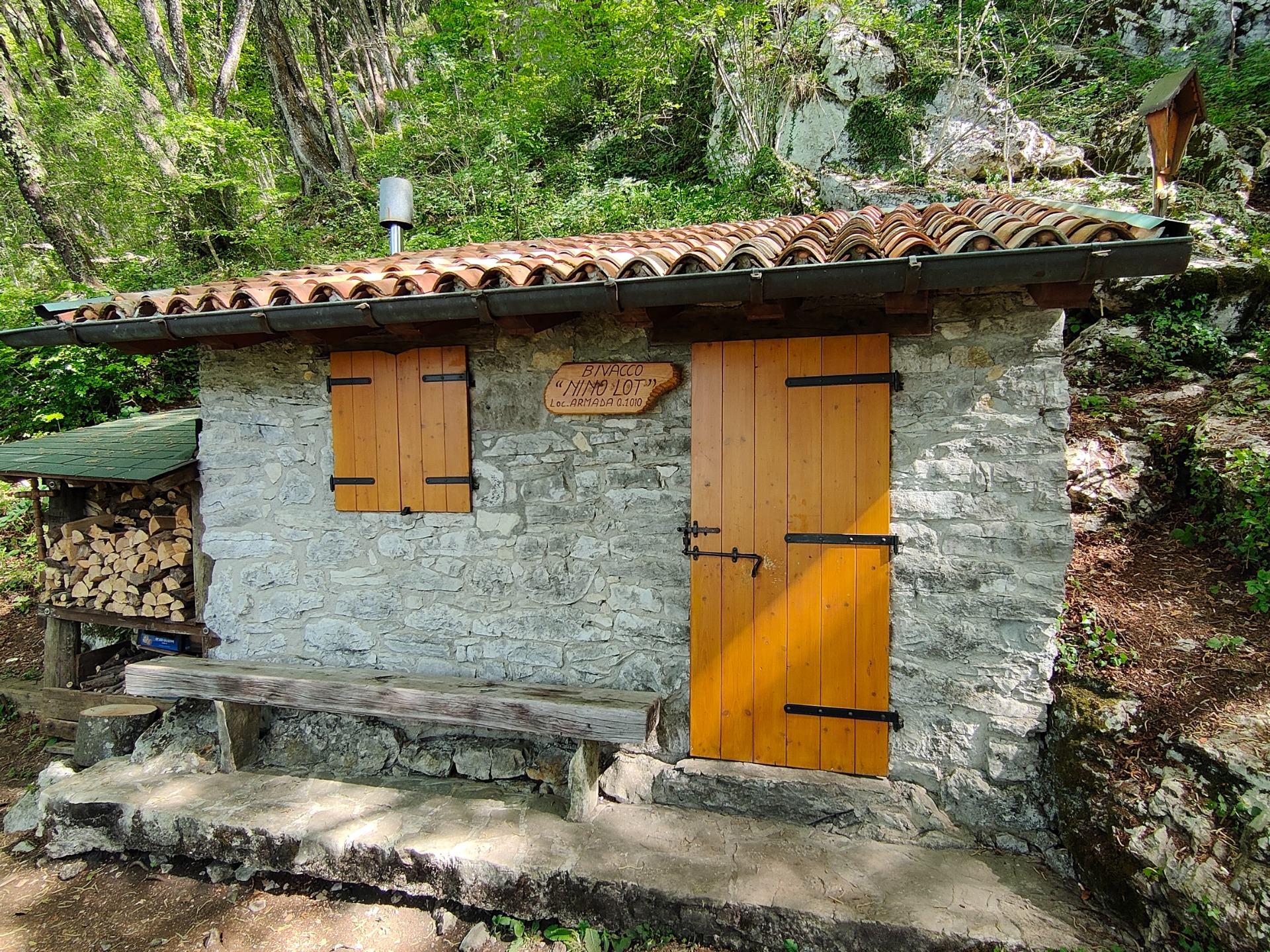 Sentiero Nino Lot, bivacco Nino Lot