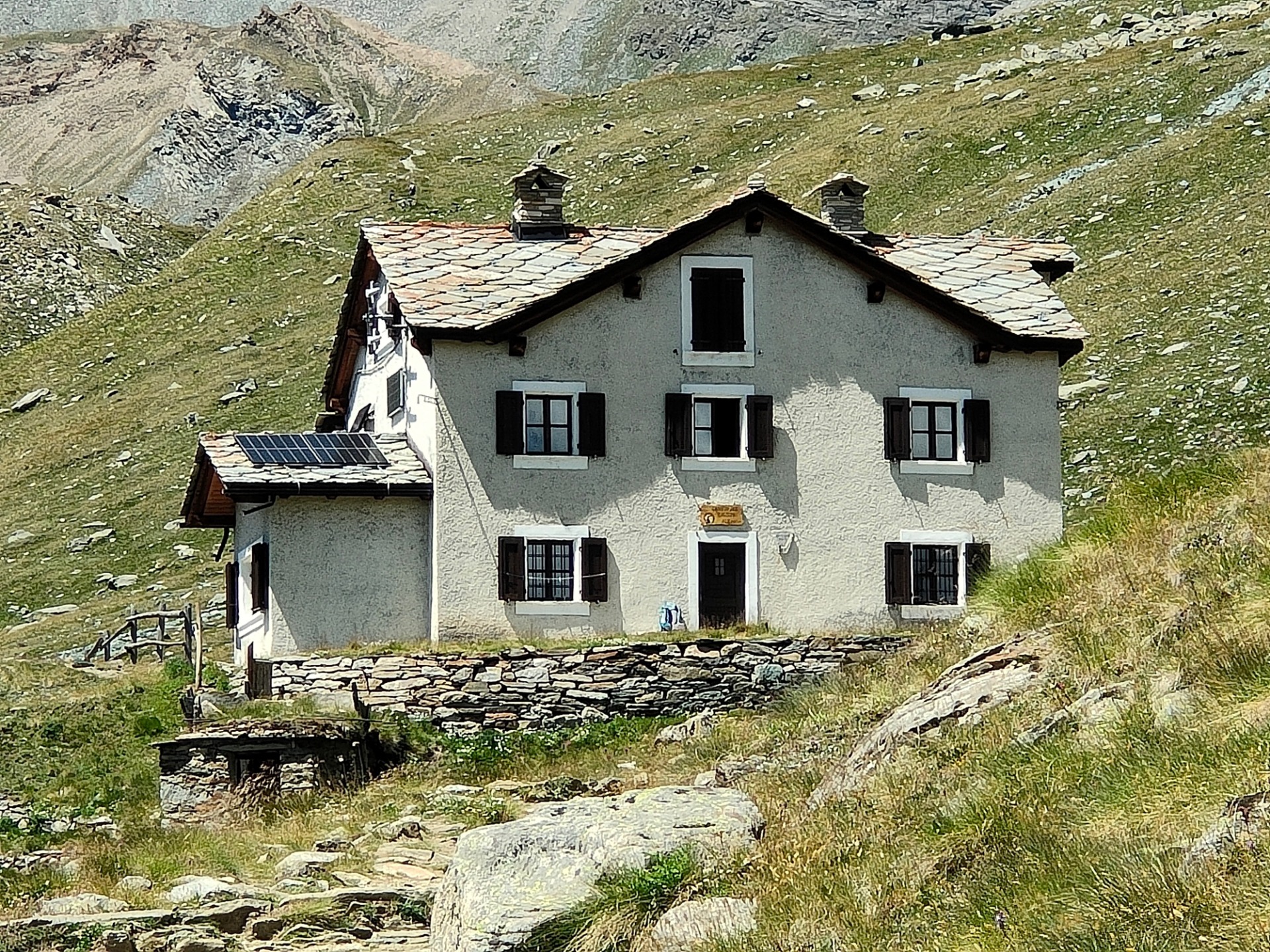 Parco del Gran Paradiso, casone del Lauson per la caccia dei Savoia